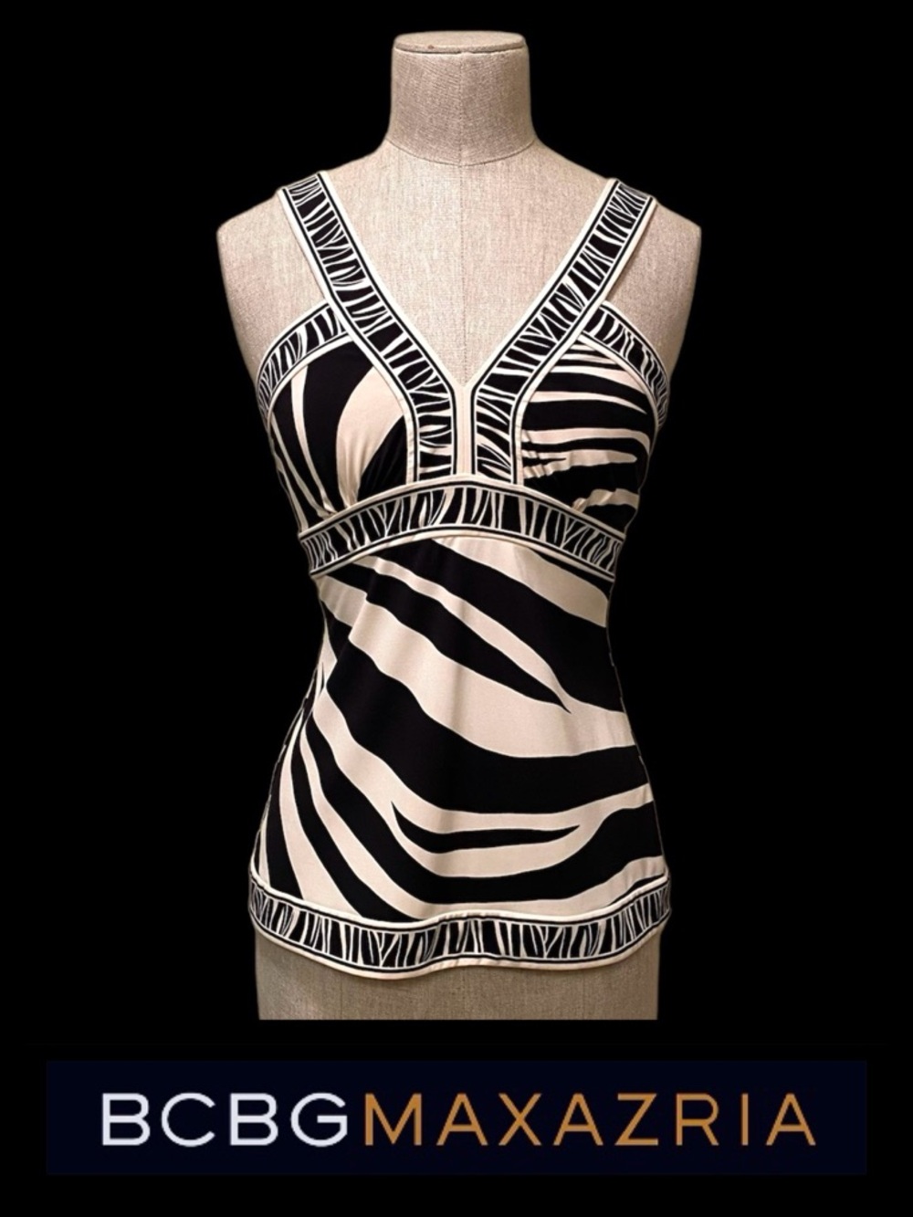 BCBG Max Azria Zebra Print Tank 🦓